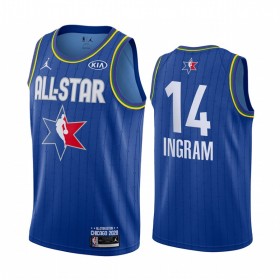 Canotte Uomo New Orleans Pelicans Brandon Ingram 14 2020 All-Star Jordan Brand Blu Swingman